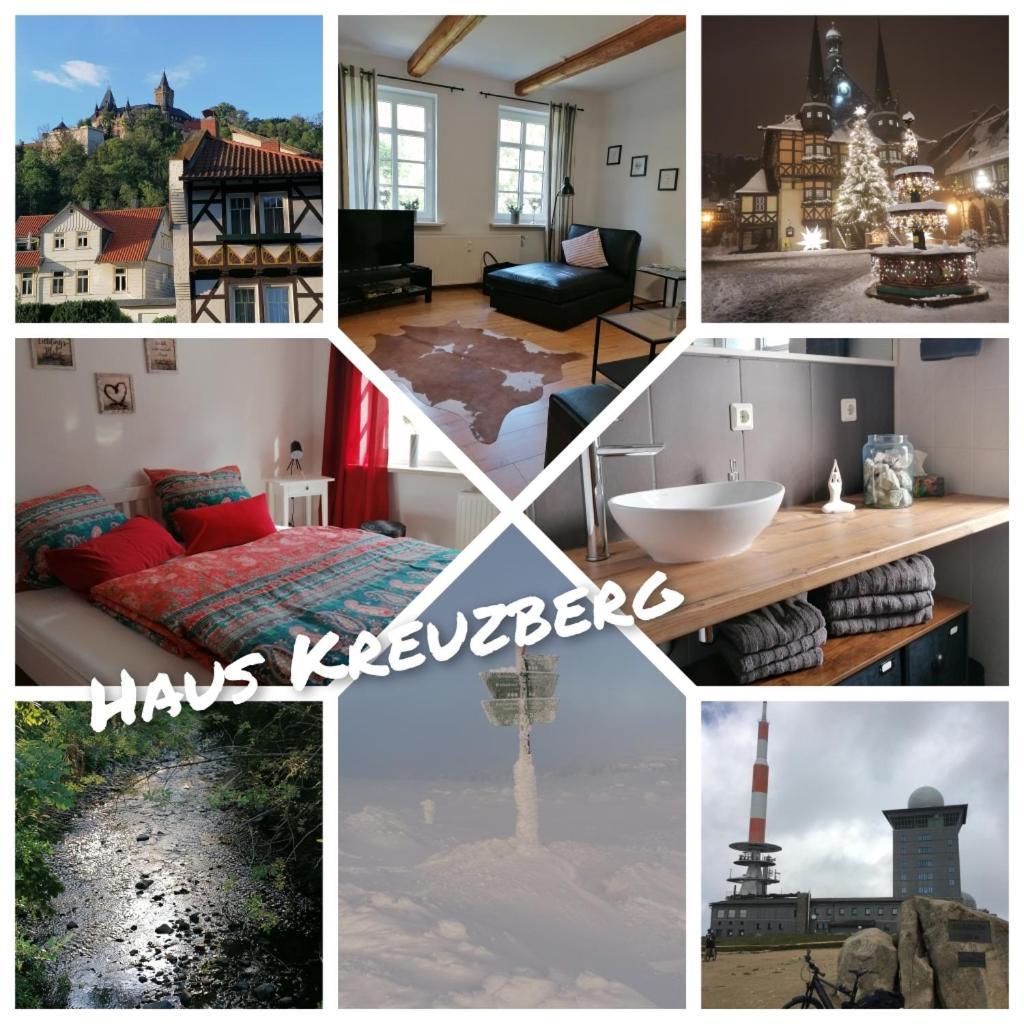Апартаменты Haus Kreuzberg Mit Schlossblick Вернигероде Экстерьер фото