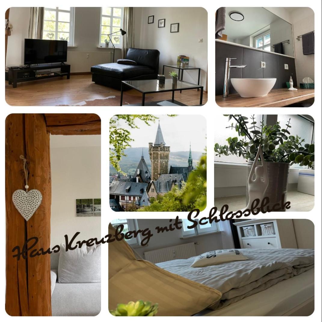 Апартаменты Haus Kreuzberg Mit Schlossblick Вернигероде Экстерьер фото